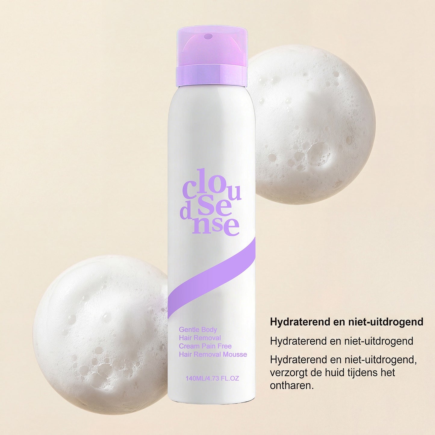 Mousse Spray Douceur pour l'Épilation