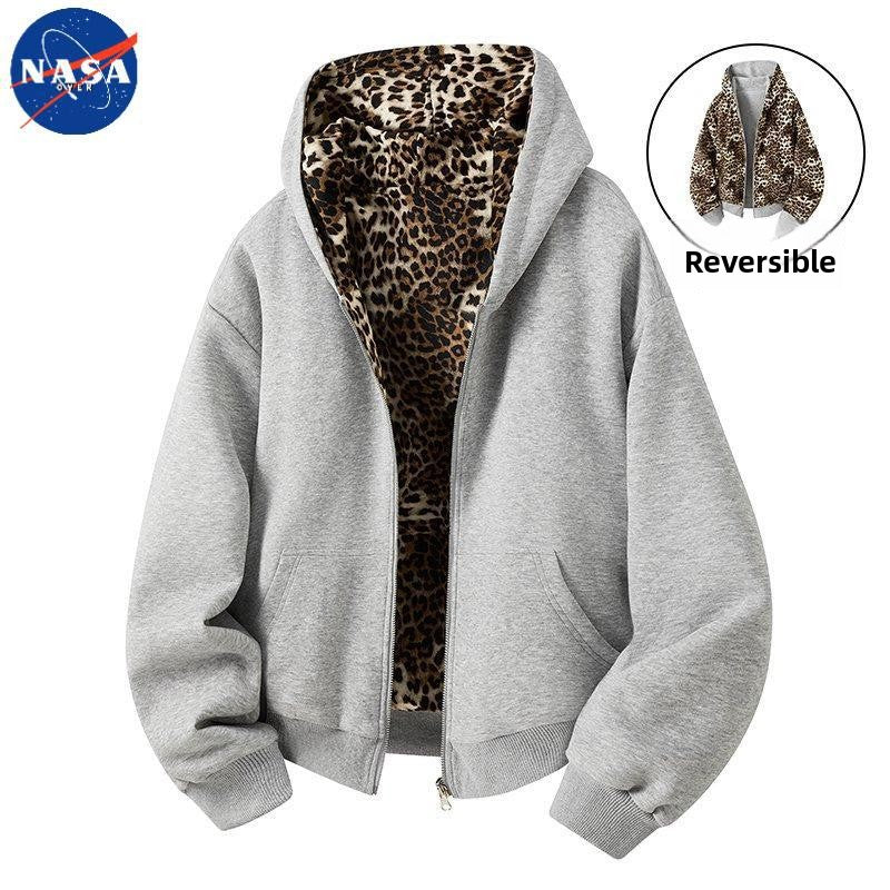 Sweat-shirt cardigan