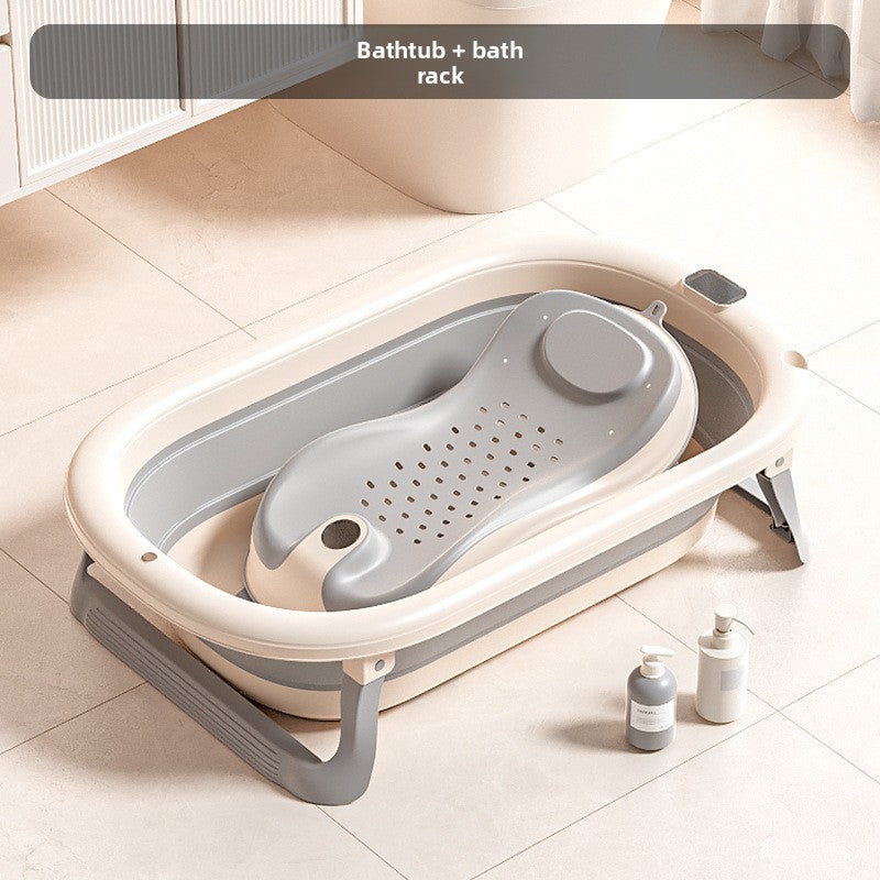 Baignoire pliable pour bébé avec accessoires