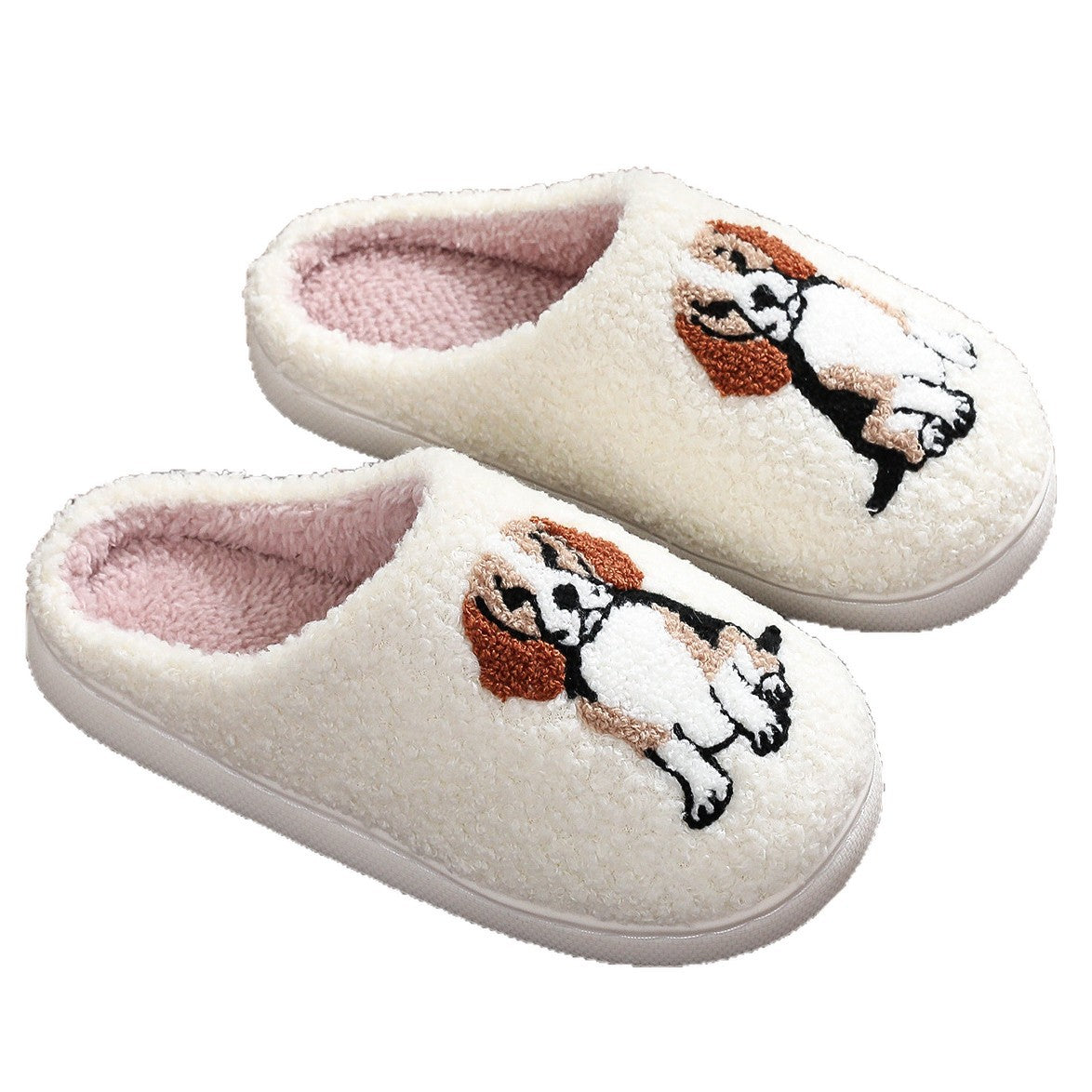 Chausson fille chien mignon de dessin animé