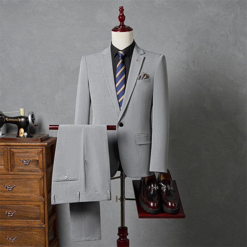 Ensemble de costume trois pièces homme coupe slim