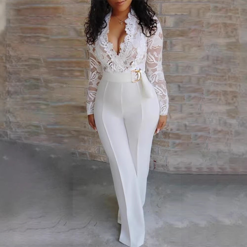 Pantalon combinaison sans couture