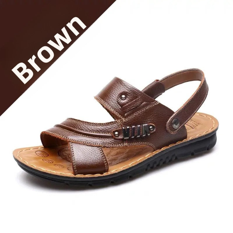 sandales en cuir pour hommes