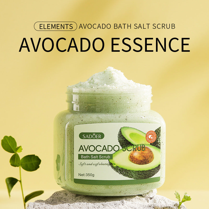 Gommage au sel de bain aux fruits Sadoer Avocat