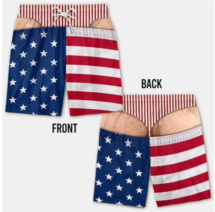 Pantalon de plage ample, short décontracté de vacances