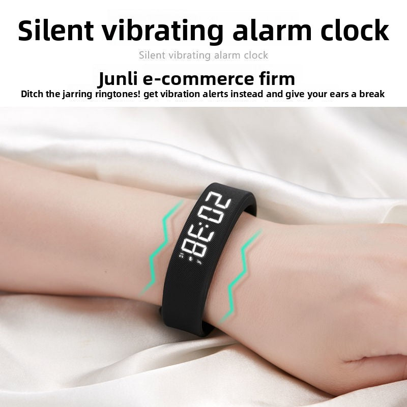 Montre réveil à vibration silencieuse multifonction