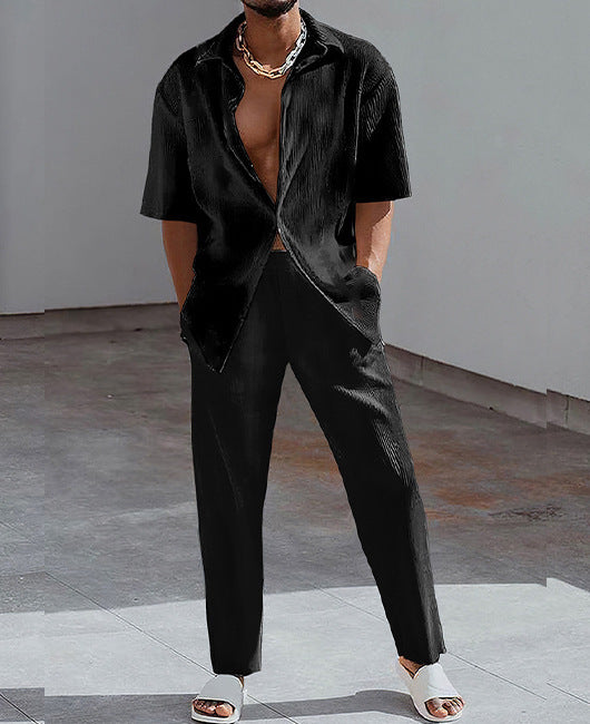 Chemise à manches courtes pour homme