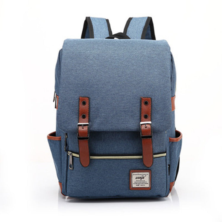 sac à dos de voyage en toile extérieure rétro pour hommes et femmes, de grande capacité
