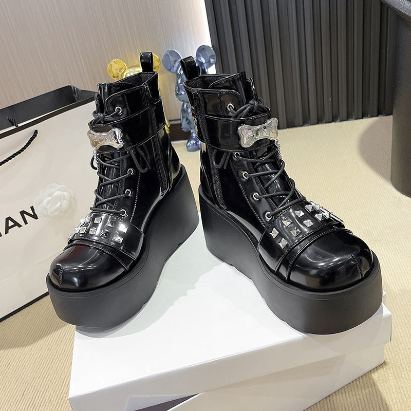 Bottes à plateforme Dr. Martens