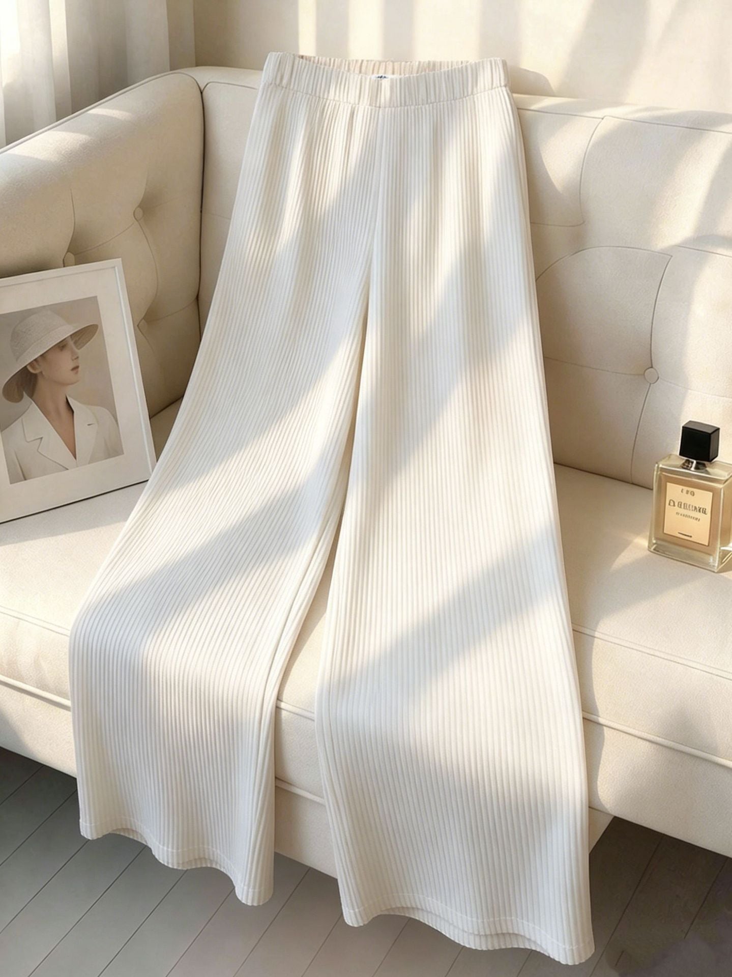Habit :Ensemble deux pièces en dentelle plissée lâche