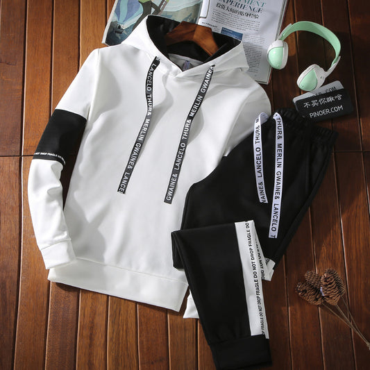 Habit :Ensemble de survêtement à capuche style coréen