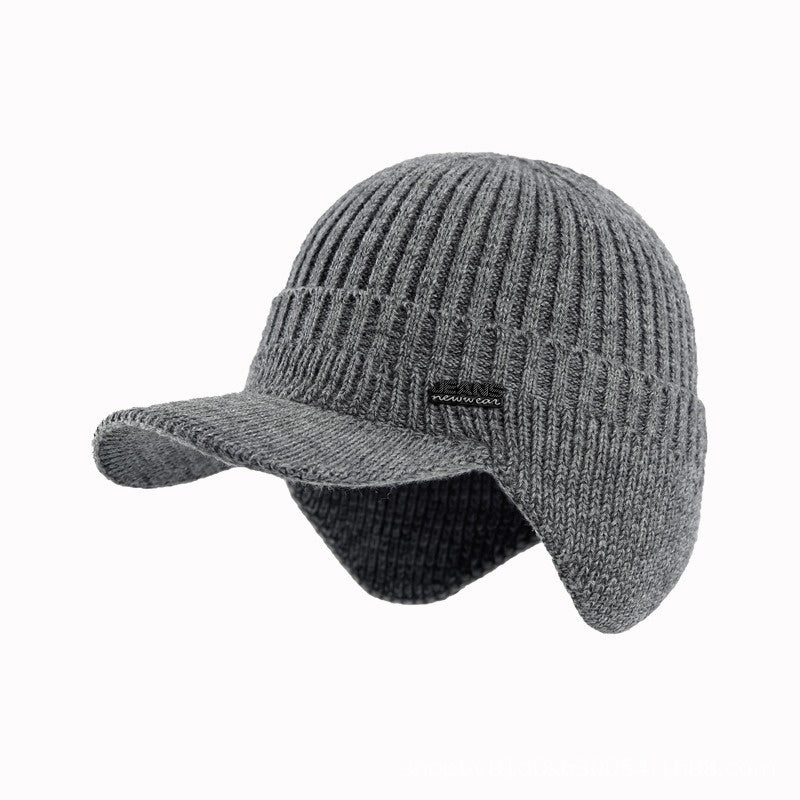 Casquette de baseball en laine doublée polaire