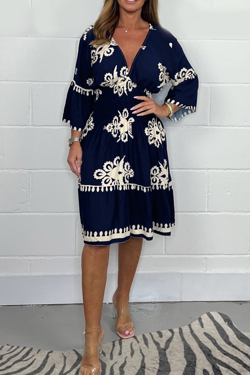 Robe imprimée pour femmes