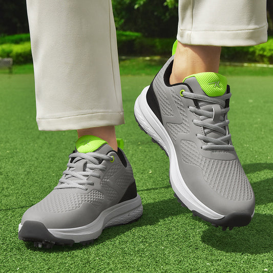 Chaussures de golf pour hommes à pointes amovibles, antidérapantes et résistantes à l'usure