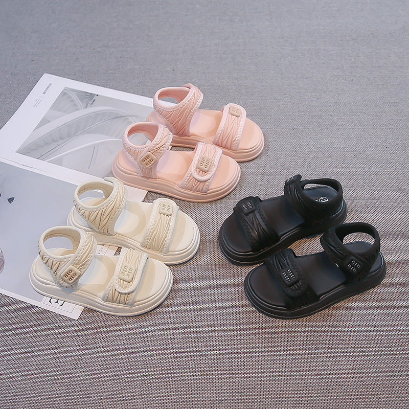 Sandales à semelle souple pour filles