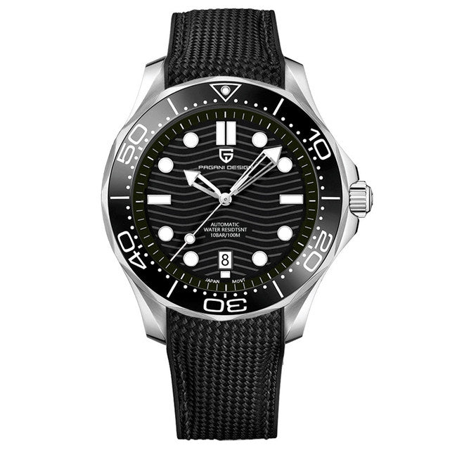 Montre de sport mécanique automatique avec affichage lumineux