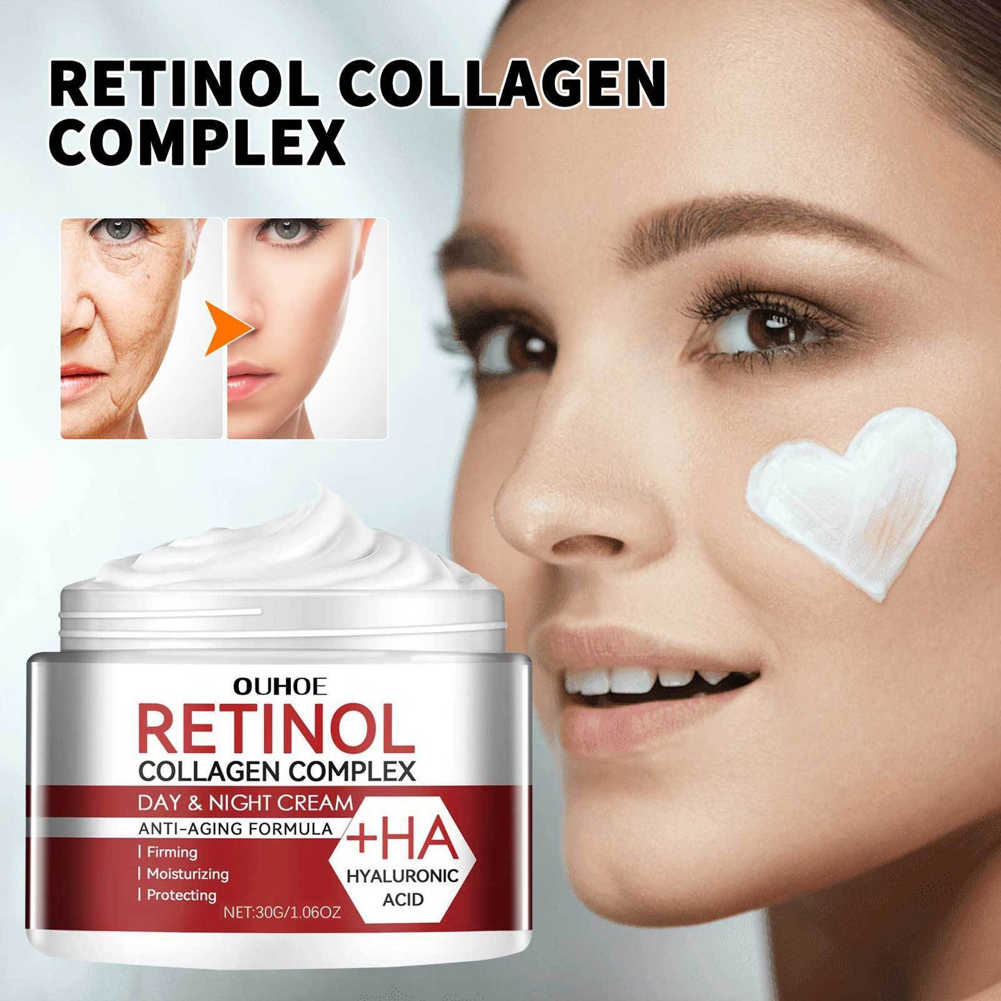 Crème hydratante au rétinol