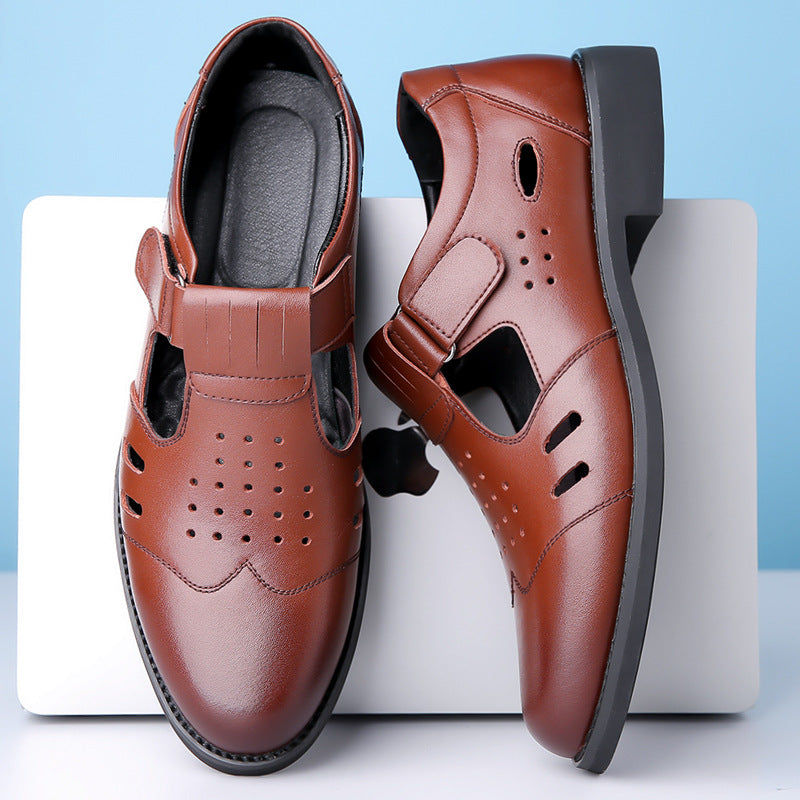 Sandales romaines à semelle souple pour hommes