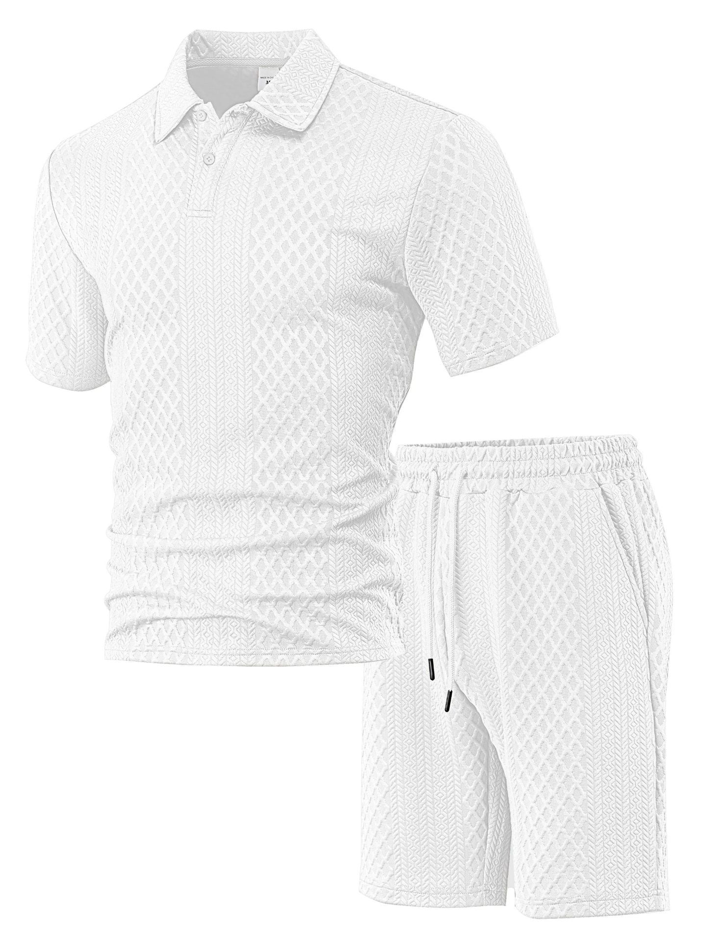 Polo d'été jacquard pour homme