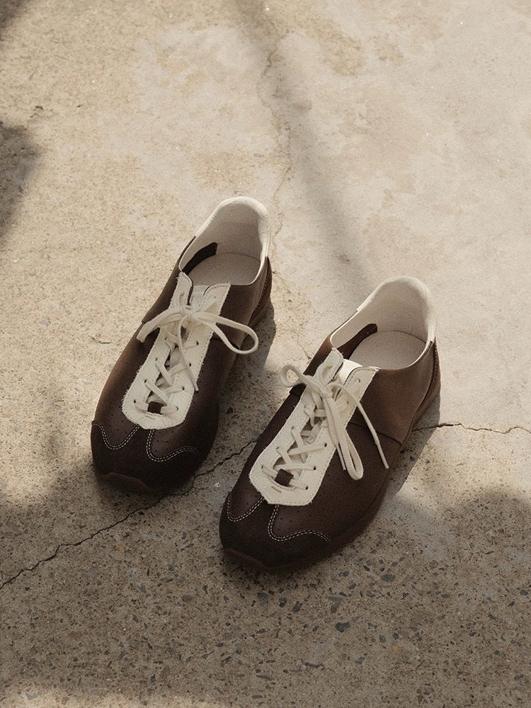 Baskets en cuir pour femmes
