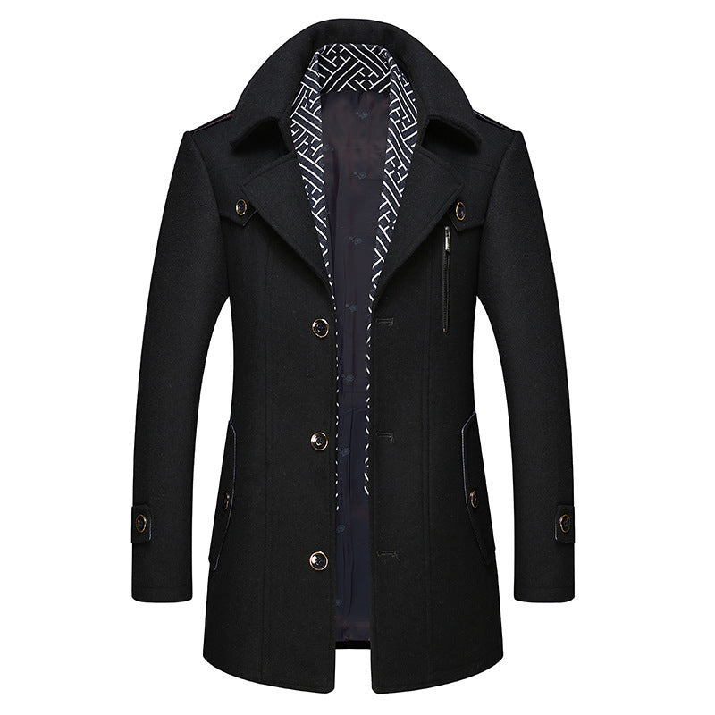 Manteau en laine pour homme