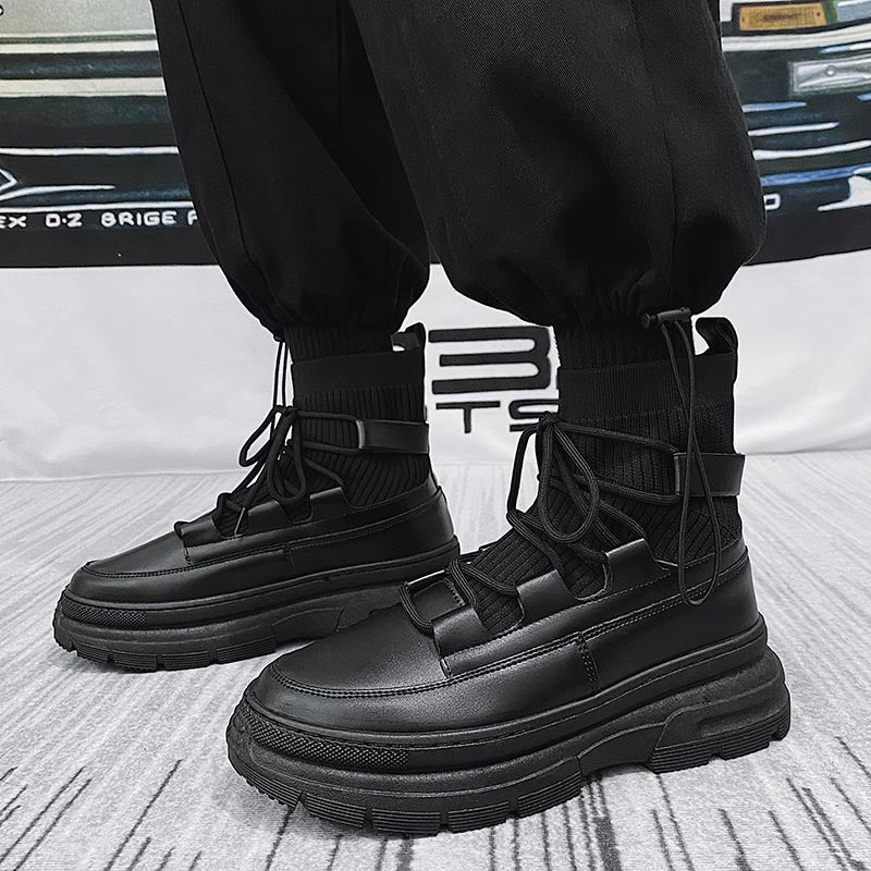 Bottes en cuir pour hommes