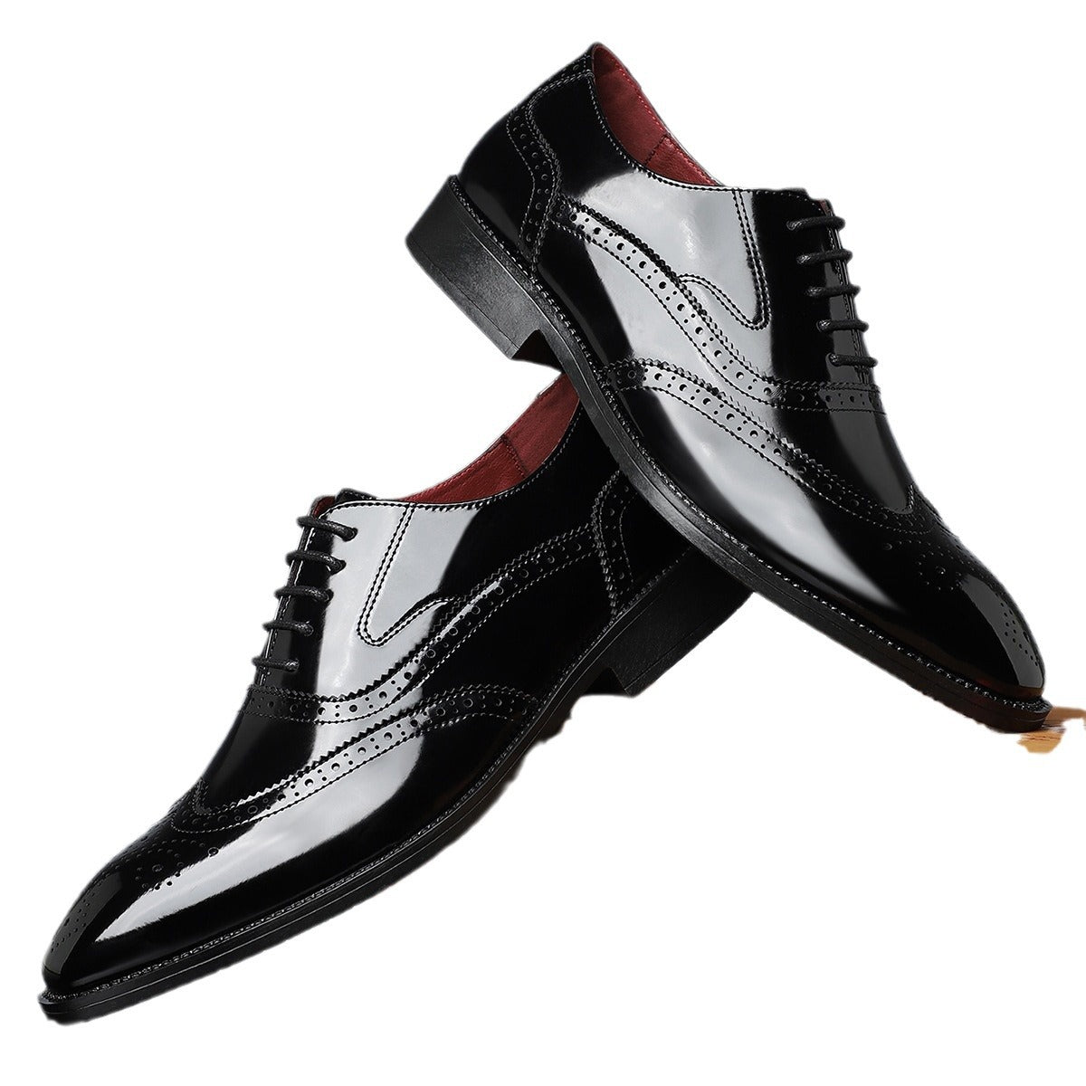 Chaussures à bout pointu de style britannique