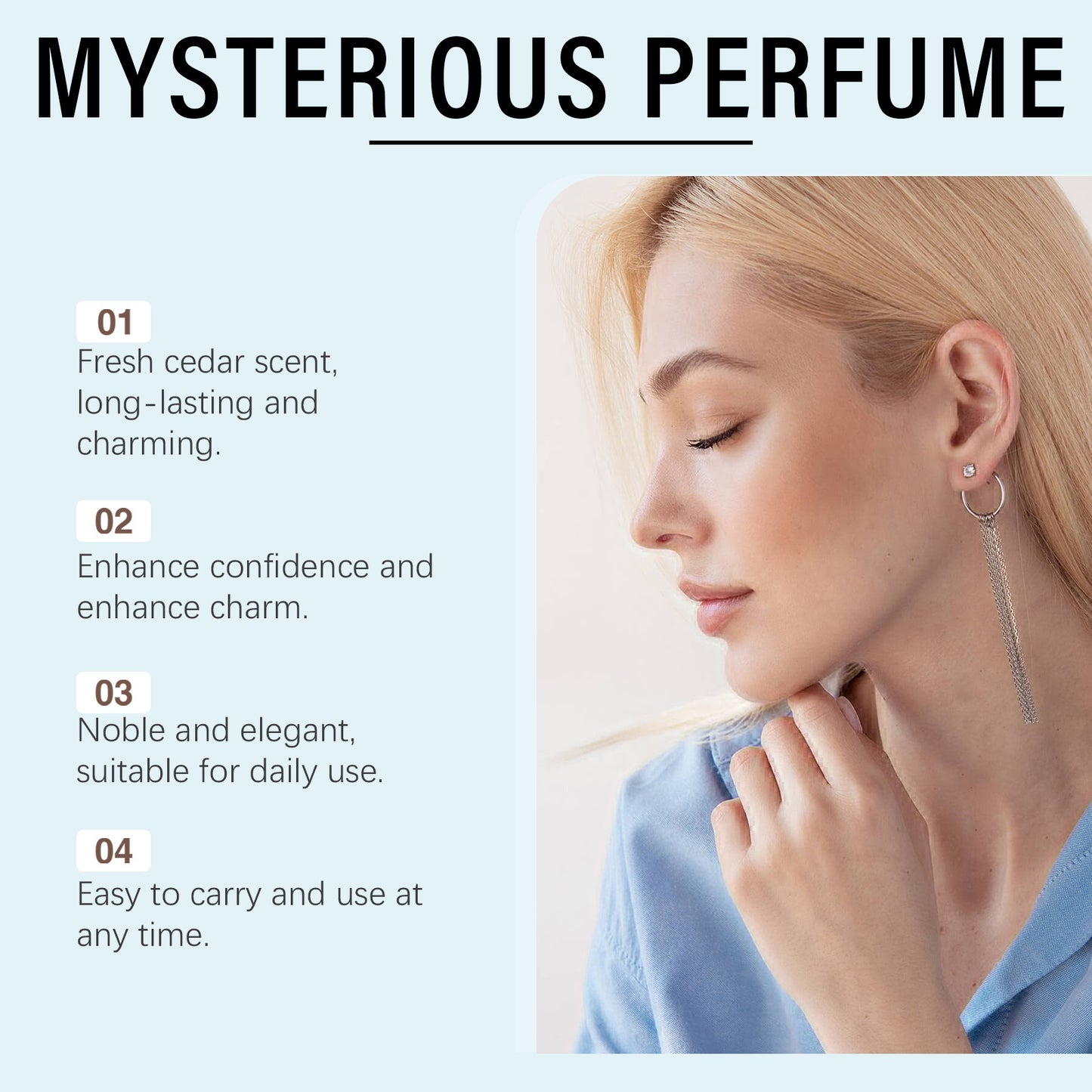 Parfum oriental boisé au cèdre et à l'ambre