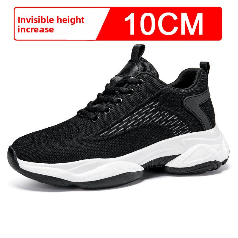 Chaussures décontractées respirantes pour hommes avec augmentation de taille