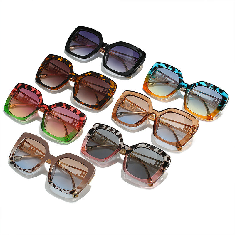 Lunettes de soleil carrées rétro européennes et américaines