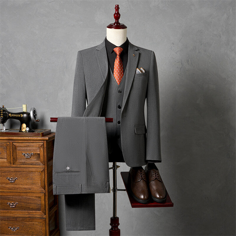 Ensemble costume d'affaires pour homme coupe Slim