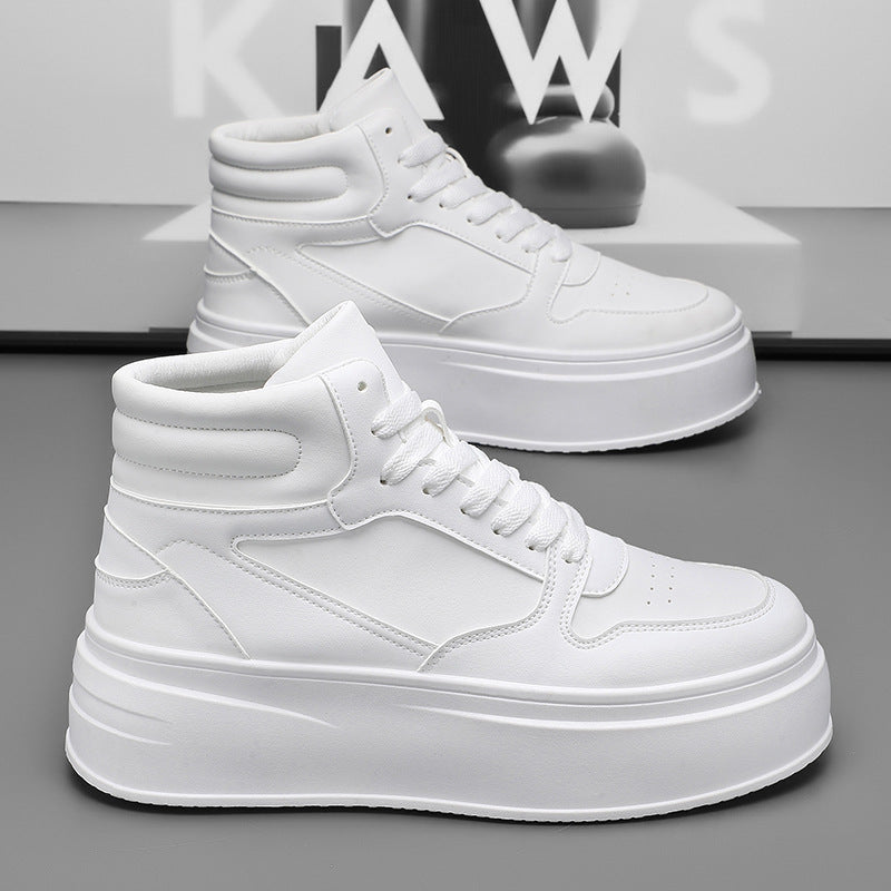 Chaussures montantes à semelles épaisses pour hommes