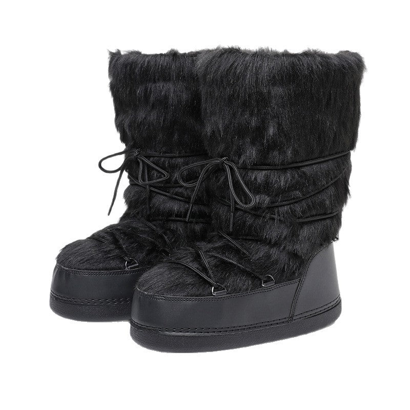Bottes de neige Maomao pour femmes