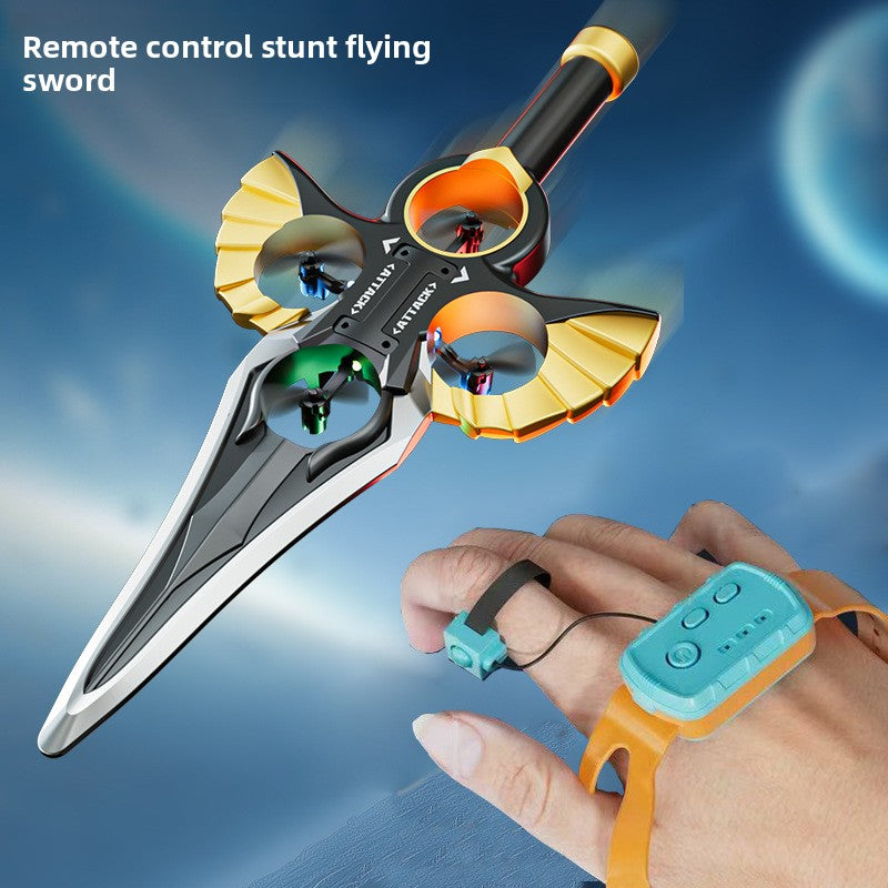 Jouet Épée Volante Télécommandée en Mousse avec Montre/Manette