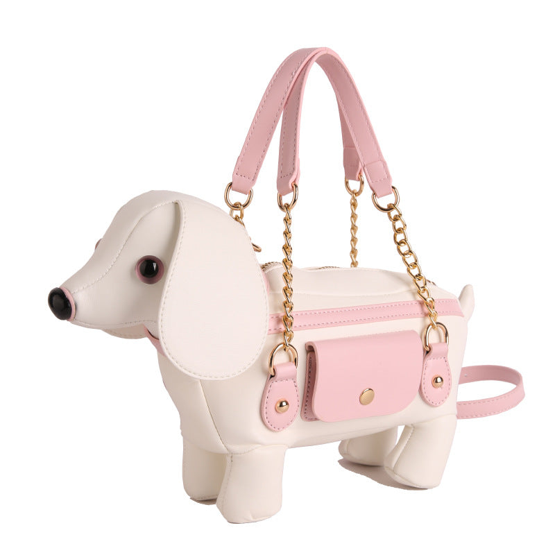 Sac bandoulière mignon en forme de chiot