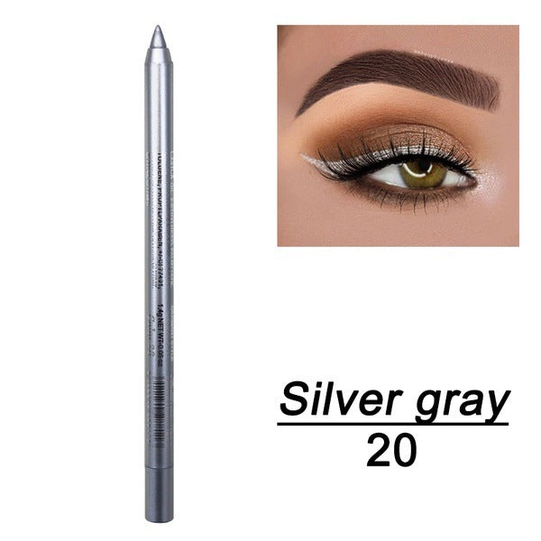 Eyeliner gel waterproof 14 couleurs avec finition nacrée