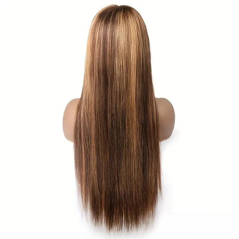Perruque en cheveux humains � dentelle frontale lisse