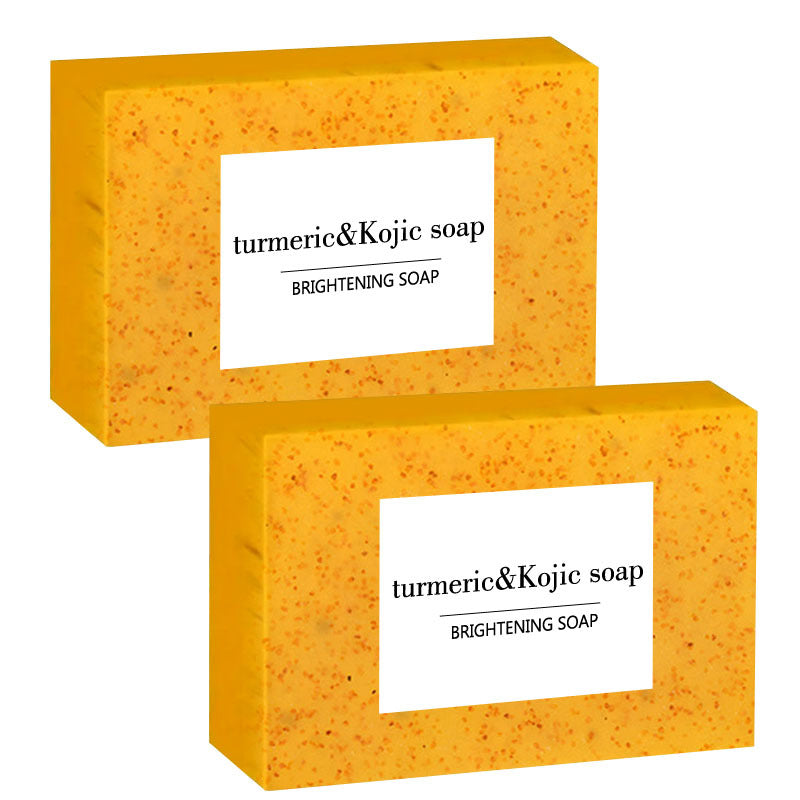 Savon au curcuma, granules de citron, savon à l'acide kojique