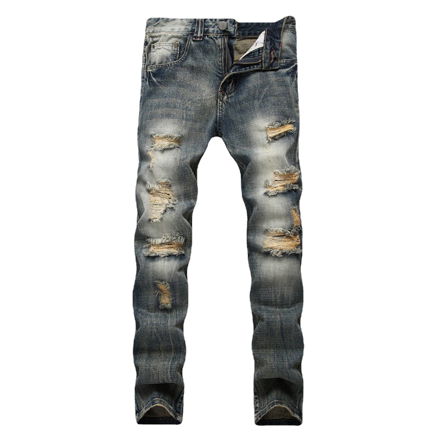 Jean droit en denim pour homme