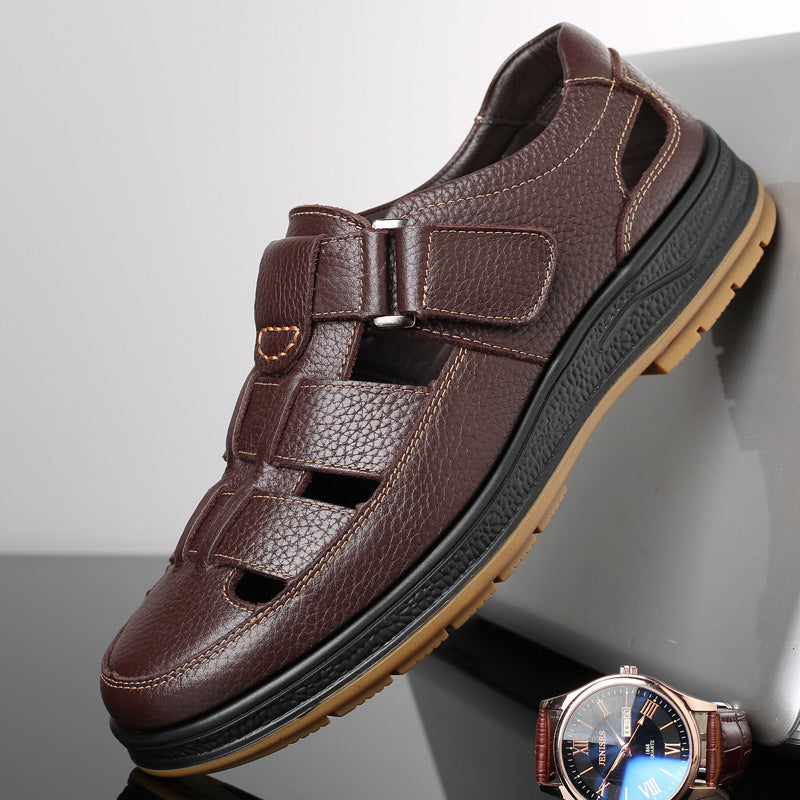 sandales en cuir pour hommes
