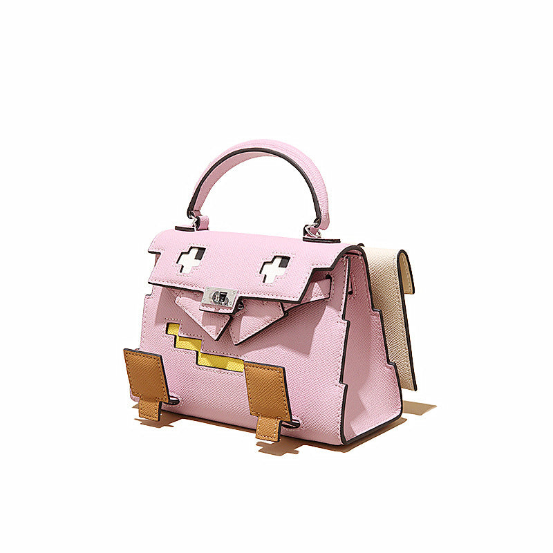 Sac à main élégant en cuir Mosaic Doll