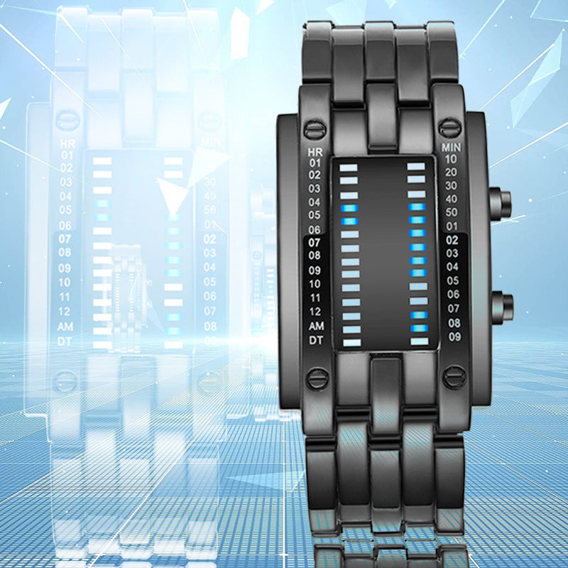 Montre-bracelet numérique à double affichage