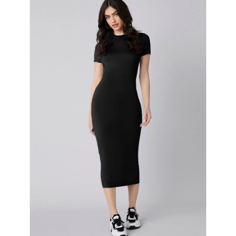 Robe moulante en tricot pour femmes