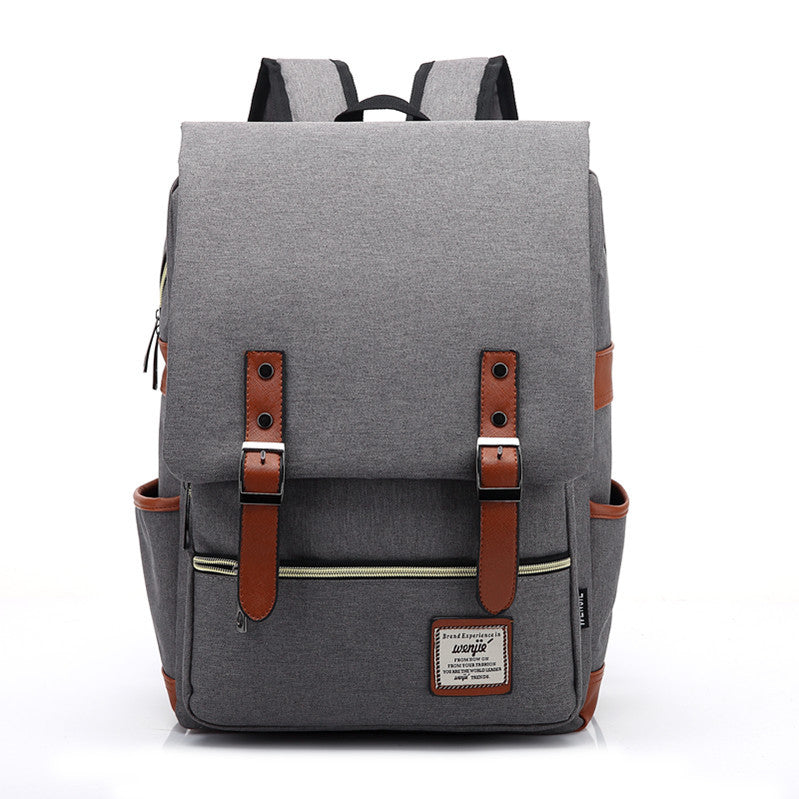 sac à dos de voyage en toile extérieure rétro pour hommes et femmes, de grande capacité