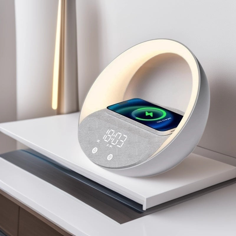 Réveil multifonction avec haut-parleur Bluetooth et fonction lever de soleil