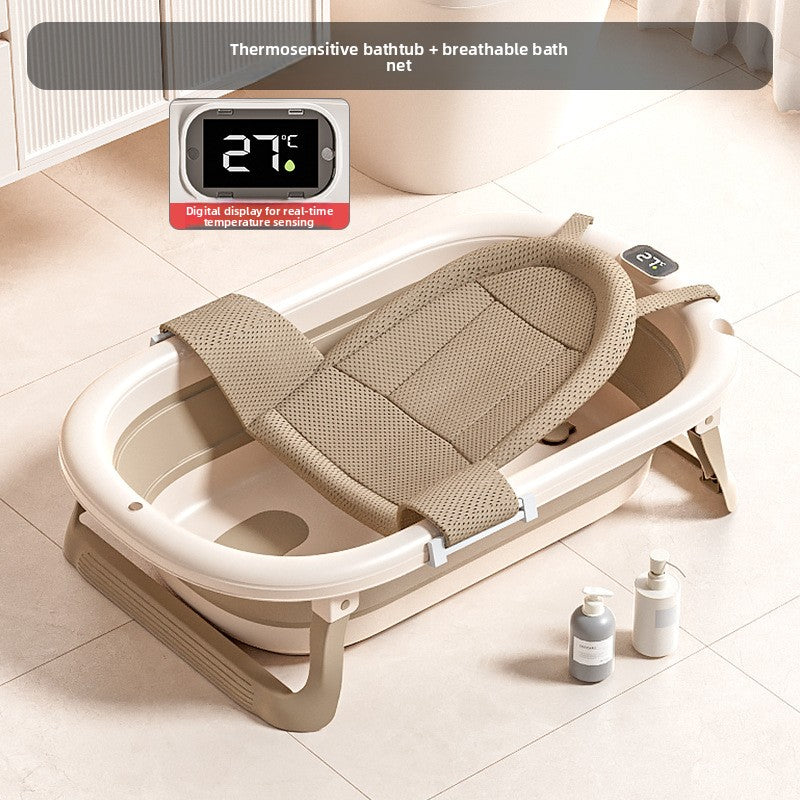 Baignoire pliable pour bébé avec accessoires