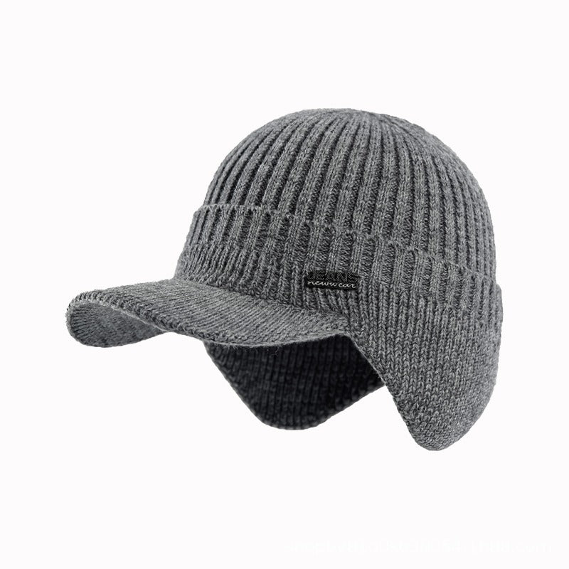 Casquette de baseball en laine doublée polaire