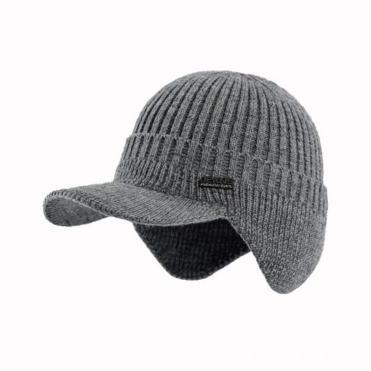 Casquette de baseball en laine doublée polaire