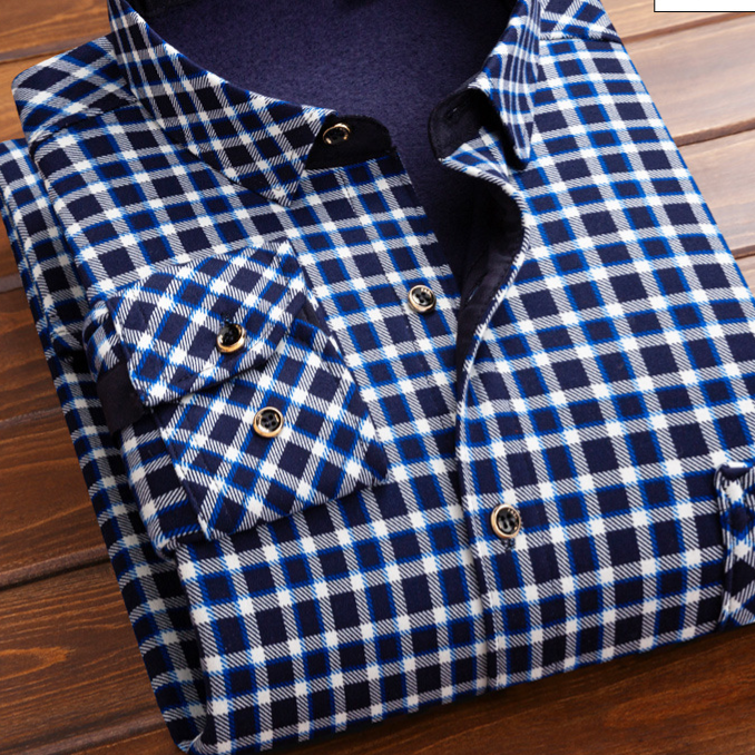 Chemise à carreaux pour homme