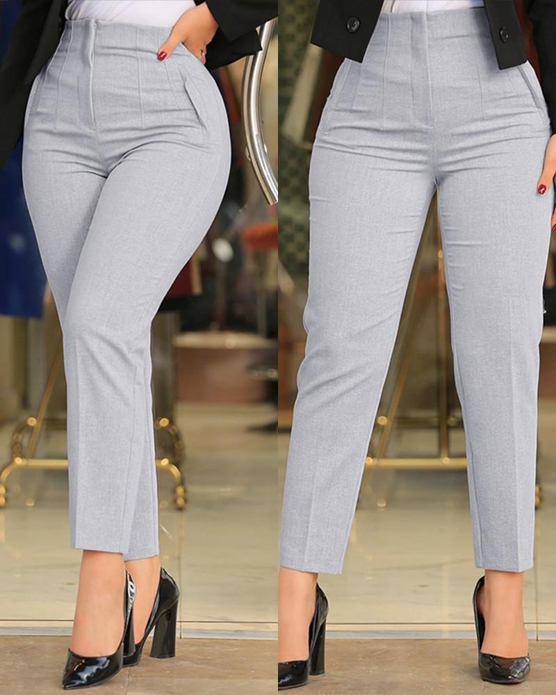 Habit :Pantalon court décontracté pour femme